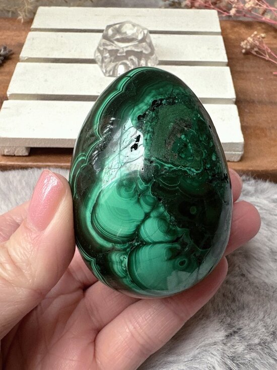 MM&H Designs Other - Gorgeous Malachite Egg